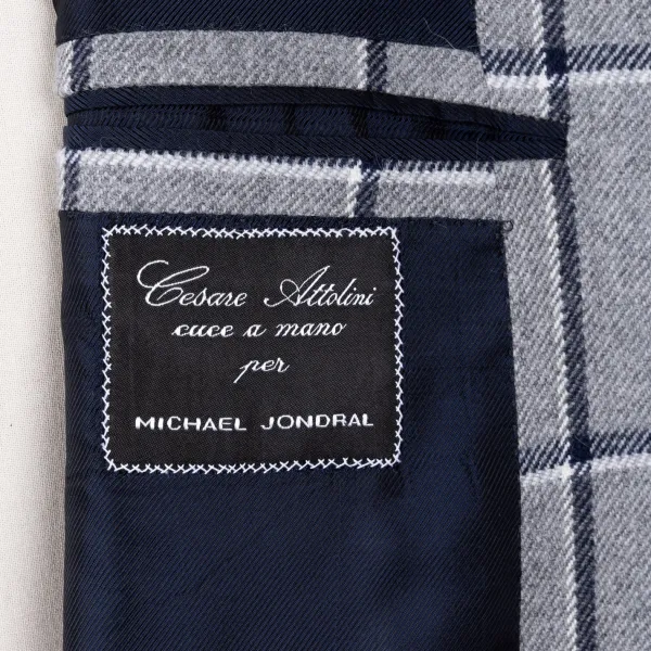 Cesare Attolini Jacket "Grande Finestra" Made Of Wool And Cashmere - Pure Handwork