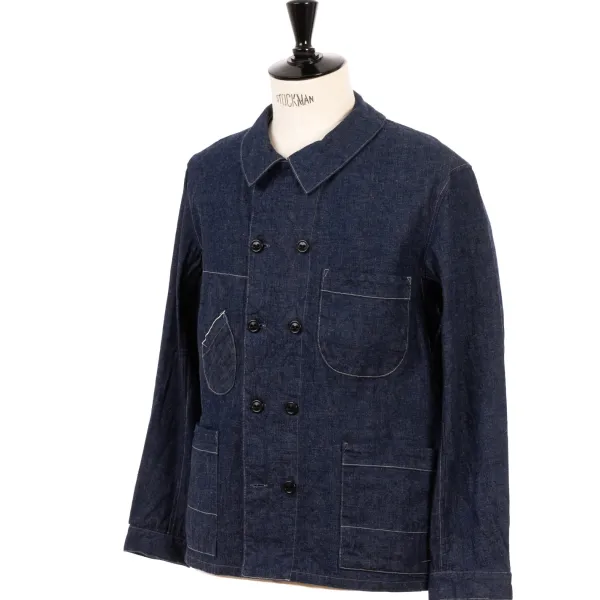 Coherence Jacket "Kees" In Japanese Selvedge Logger Denim