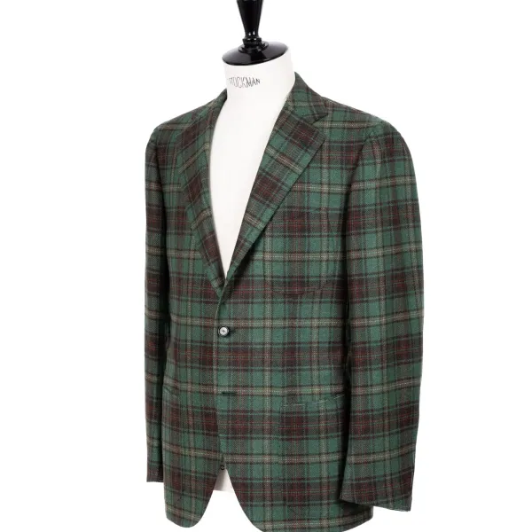 Cesare Attolini Jacket "Nuovo Tartan" From Pure Cashmere - Pure Handwork