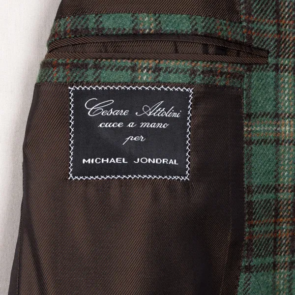 Cesare Attolini Jacket "Nuovo Tartan" From Pure Cashmere - Pure Handwork