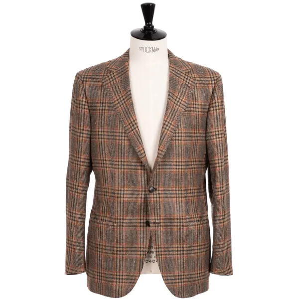 Cesare Attolini Jacket "Terra Di Galles" Made Of Cashmere And Silk - Pure Handwork