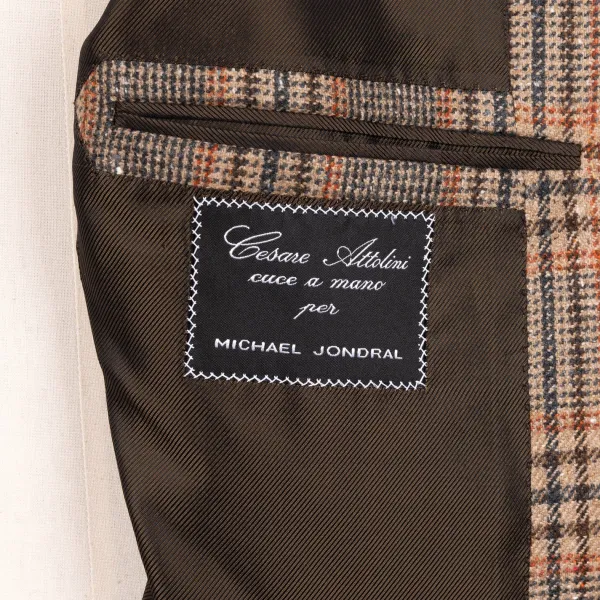 Cesare Attolini Jacket "Terra Di Galles" Made Of Cashmere And Silk - Pure Handwork