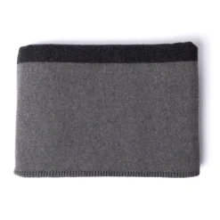 Joshua Ellis X Mj: Pure Scottish Lambswool "Doubleface Throw" Blanket