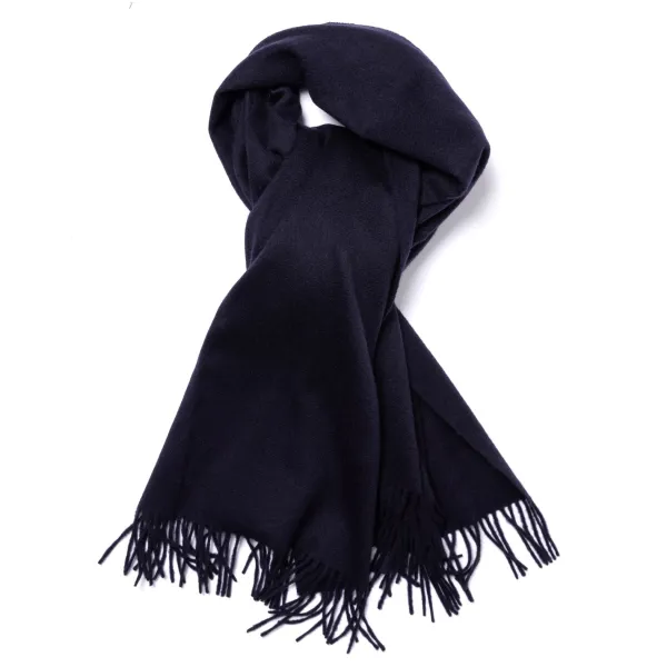 Joshua Ellis X Mj: Ripple Plain Stole Scarf In Pure Scottish Cashmere