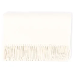 Joshua Ellis X Mj: Ripple Plain Stole Scarf In Pure Scottish Cashmere