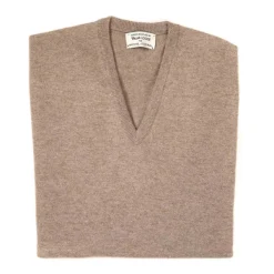 William Lockie Jumper "Oxton Vee" Made From Fine Scottish 1 Ply Cashmere
