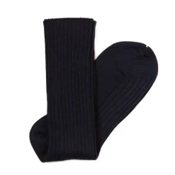 Sozzi Knee Sock "Luxury Rib" Made Of Cashmere And Silk