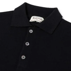 William Lockie Knitted Polo "Oxton Sportshirt" In Fine Scottish 1 Ply Cashmere