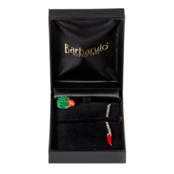Barbarulo Napoli Lapel Chain "Parrot" Made Of Sterling Silver - Purely Handcrafted