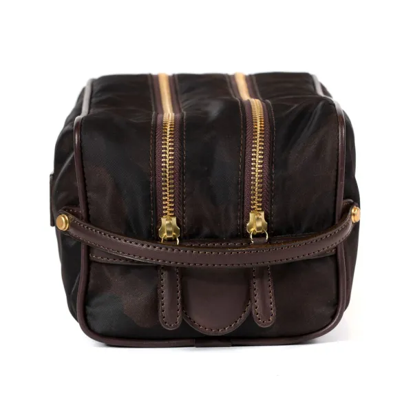 Felisi Large Toilet Bag "Luxury Beauty" Made Of Nylon And Saddle Leath