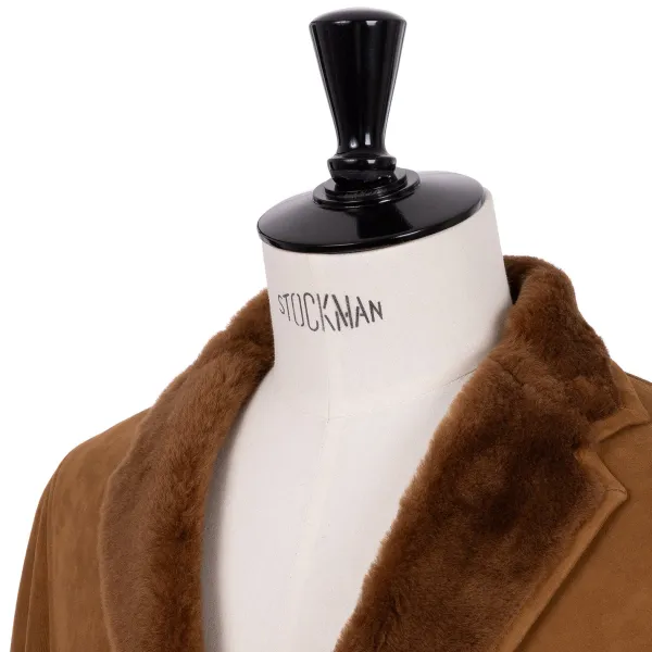 Rifugio Leather Jacket "New Fur Blazer" From Grown Lambskin - Handmade