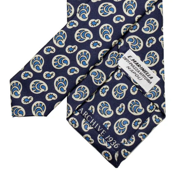 E. Marinella Limited Edition - Blue Tie "Archivio 1936"