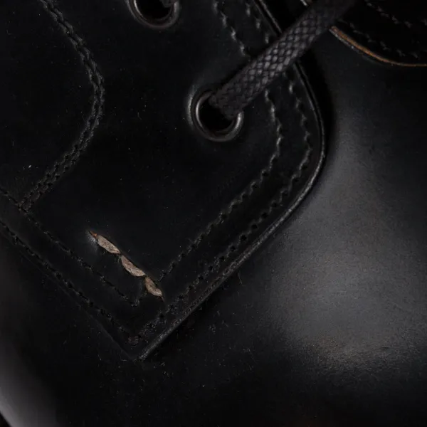 Saint Crispin's Limited Edition - Boot "Toe Cap Derby American" Made Of Original Horween Shell Cordovan
