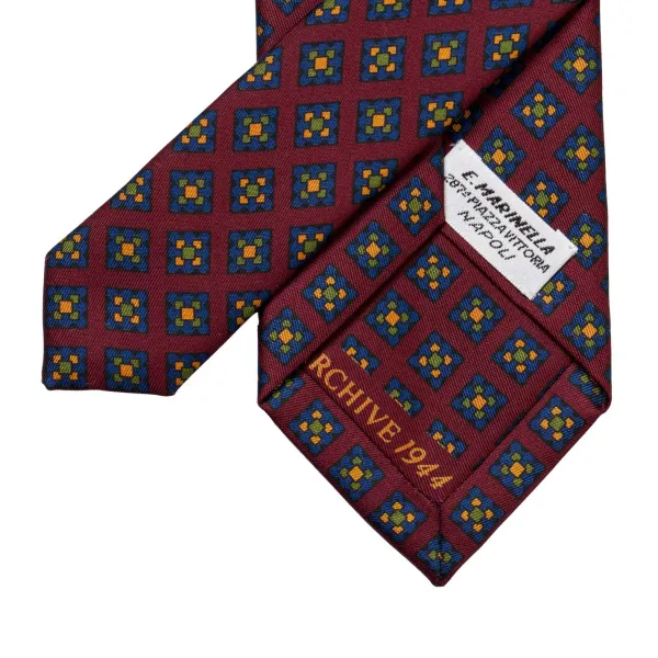 E. Marinella Limited Edition - Burgundy Tie "Archivio 1944"