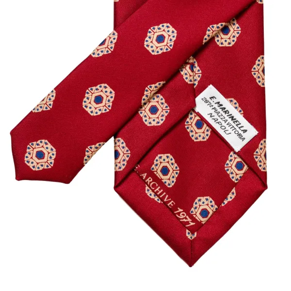 E. Marinella Limited Edition - Patterned Tie "Archivio 1971"