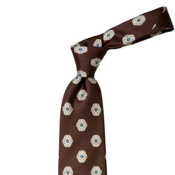 E. Marinella Limited Edition - Patterned Tie "Archivio 1971"