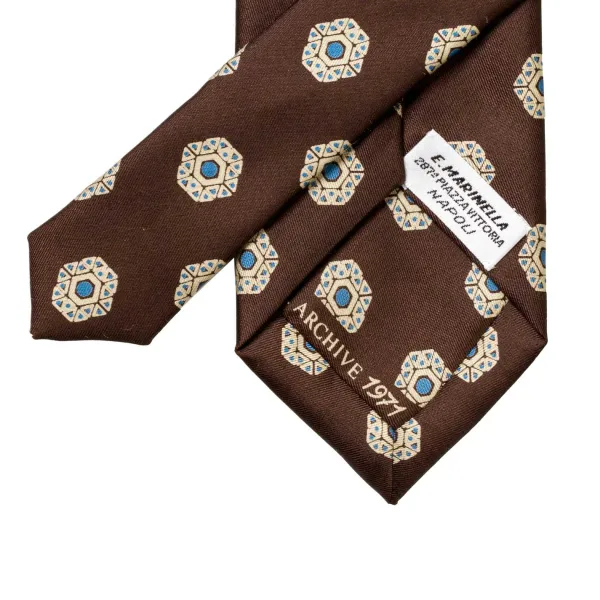 E. Marinella Limited Edition - Patterned Tie "Archivio 1971"