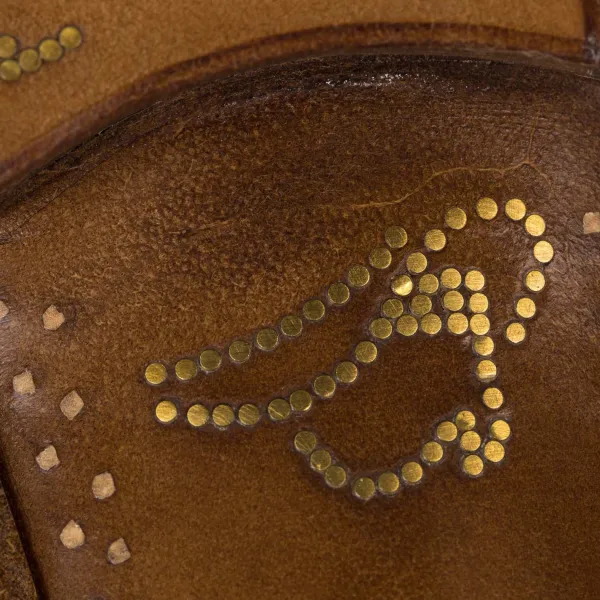 Saint Crispin's Limited Edition: Boot "Urban Rodeo" Made Of Tobacco Brown Suede Leathe