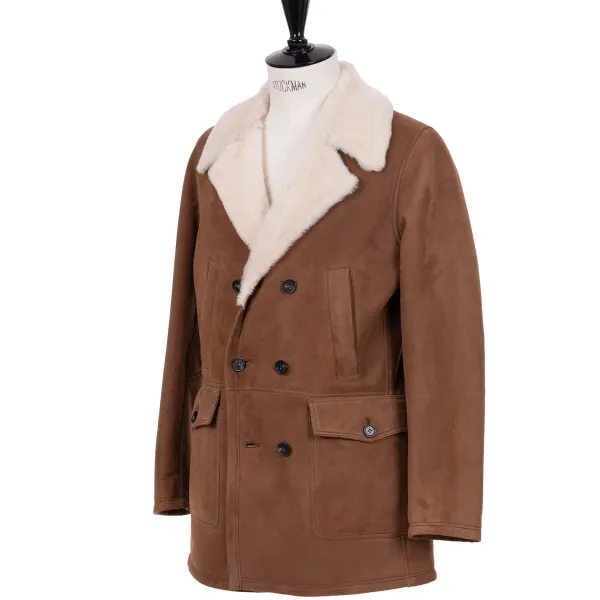 Rifugio Limited Edition: Caban Jacket "New Robert" From Grown Lambskin - Handm