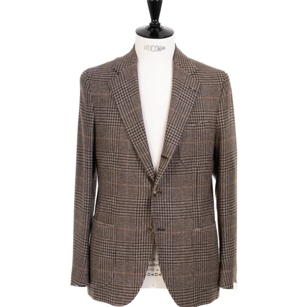 De Petrillo Limited Edition: Jacket "Nuovo Galles" From A Wool Blend - Handmade