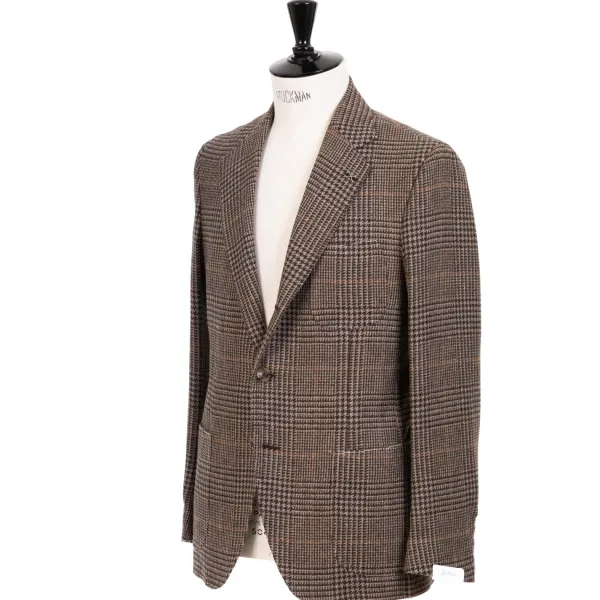 De Petrillo Limited Edition: Jacket "Nuovo Galles" From A Wool Blend - Handmade