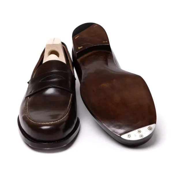 Saint Crispin's Limited Edition: Loafer "American Casual Penny" Made Of Original Horwe