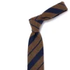 Cesare Attolini Limited Edition: Tie "Multipla Strisce" Of Pure Cashmere - Handrolled