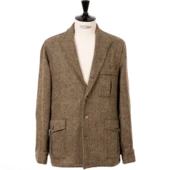 Justo Gimeno Limited Edition X Mj: Hemd-Jacke "Shooting-Teba" Aus Original Harris-T