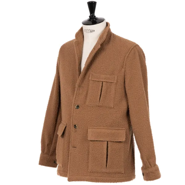 Justo Gimeno Limited Edition X Mj: Hemd-Jacke "Maremma Teba Jacket" Aus Original Ca