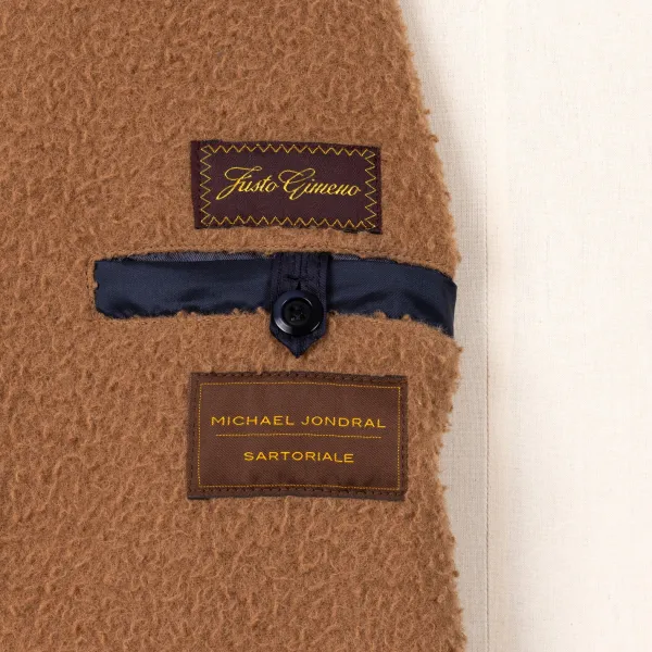 Justo Gimeno Limited Edition X Mj: Hemd-Jacke "Maremma Teba Jacket" Aus Original Ca