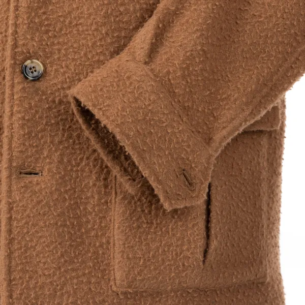 Justo Gimeno Limited Edition X Mj: Hemd-Jacke "Maremma Teba Jacket" Aus Original Ca