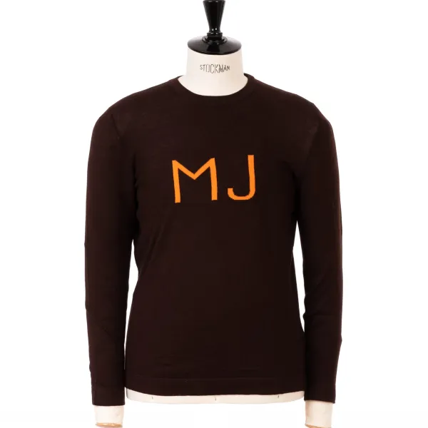 Guercilena 1944 Long-Sleeved "Mj Friendship" Sweater Made Of Pure Mako-Cotton