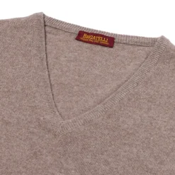 Brigatelli dal 1922 Merino Wool And Cashmere V Sweater - 1 Ply Cashmere Blend
