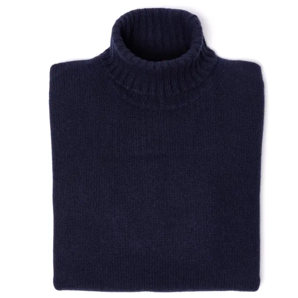 Brigatelli dal 1922 Merino Wool And Cashmere Turtleneck Sweater - 3 Ply Cashmere Blend