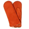 Thomas Riemer Wien Mittens "Magnat" From Reindeer Leather With Lining From Orylag Rabbit