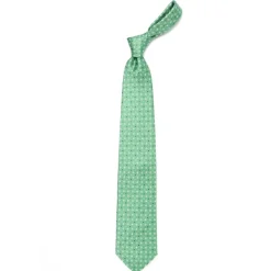 E. Marinella Mj Exclusive: Patterned Tie "Classico" Made Of Pure English Silk