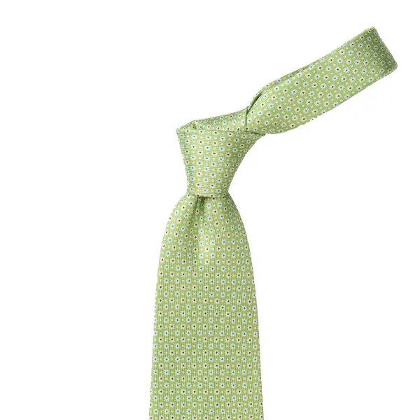 E. Marinella Mj Exclusive: Patterned Tie Made Of Pure English Silk