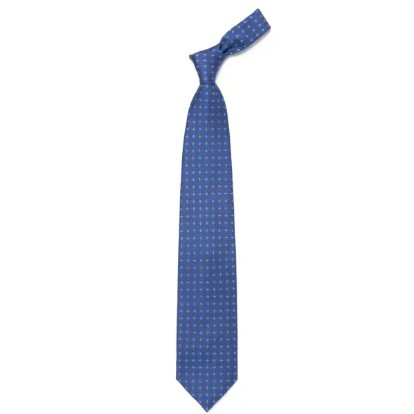 E. Marinella Mj Exclusive: Patterned Tie "Classico" Made Of Pure English Silk