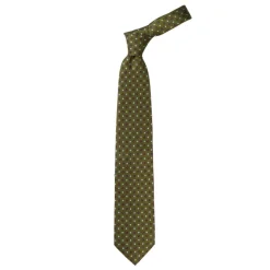 E. Marinella Mj Exclusive: Patterned Tie Made Of Pure English Silk