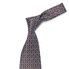 E. Marinella Mj Exclusive: Patterned Tie "Classico" Made Of Pure English Silk