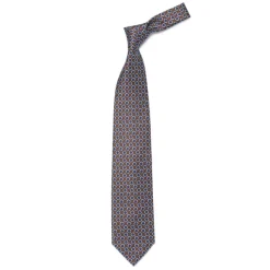 E. Marinella Mj Exclusive: Patterned Tie "Classico" Made Of Pure English Silk