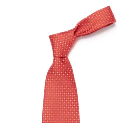 E. Marinella Mj Exclusive: Patterned Tie "Classico" Made Of Pure English Silk