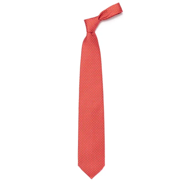 E. Marinella Mj Exclusive: Patterned Tie "Classico" Made Of Pure English Silk