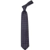 E. Marinella Mj Exclusive: Patterned Tie "Classico" Made Of Pure English Silk