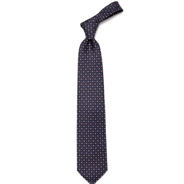 E. Marinella Mj Exclusive: Patterned Tie "Classico" Made Of Pure English Silk