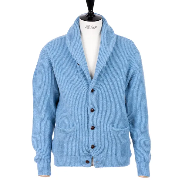 William Lockie Mj Exclusive: Scarf Cardigan "Iconic-Shawl" Made Of Finest Scottish La