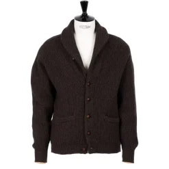 William Lockie Mj Exclusive: Shawl Cardigan "Iconic Shawl" Made From The Fi