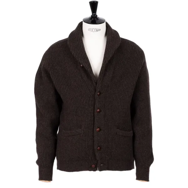 William Lockie Mj Exclusive: Shawl Cardigan "Iconic Shawl" Made From The Fi
