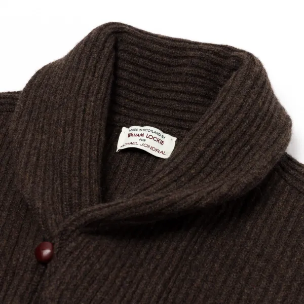 William Lockie Mj Exclusive: Shawl Cardigan "Iconic Shawl" Made From The Fi