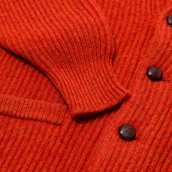 William Lockie Mj Exclusive: Shawl Cardigan "Iconic Shawl" Made From The Fi